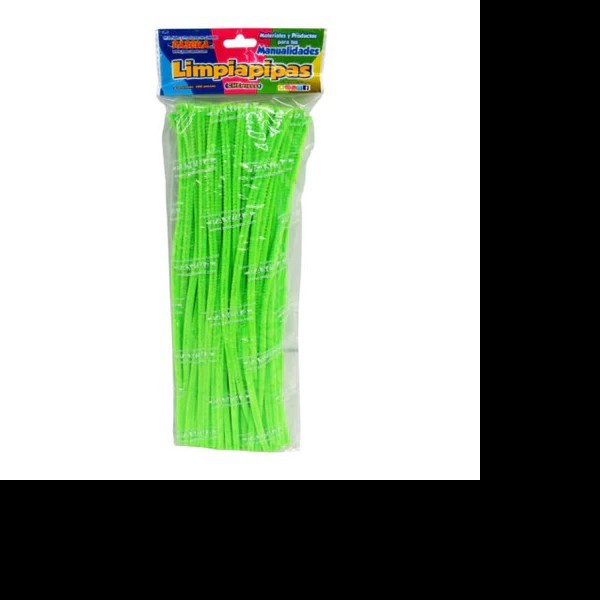 LIMPIAPIPAS BOL. C100 PZ. VERDE LIMON PASCUA C.100